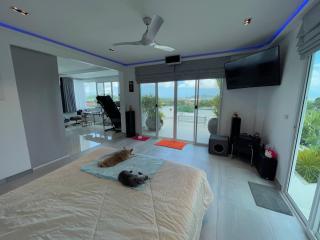 Sea view private pool villa with solar panels system, in Chalong Phuket