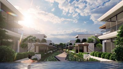 New well designed pool villa next to Laguna