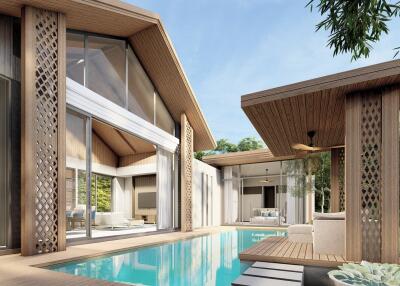 Ozone Residences 4 bedrooms with private pool near Boat Avenue, Choeng Thale Phuket