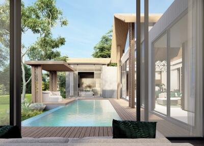 Ozone Residences 4 bedrooms with private pool near Boat Avenue, Choeng Thale Phuket