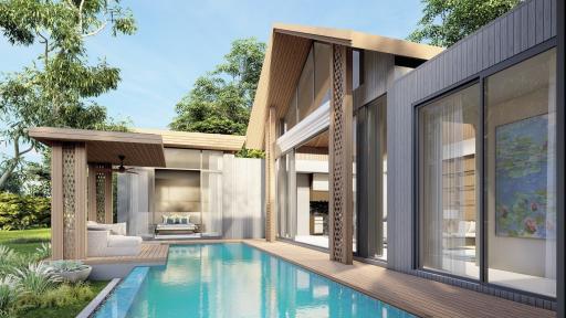 Ozone Residences 4 bedrooms with private pool near Boat Avenue, Choeng Thale Phuket