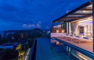 Seaview Private pool villa with 3 bedrooms for sale in Choeng Thale