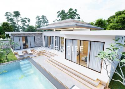 Brand New Luxury Modern Style Private Pool Villa With 3 Bedrooms