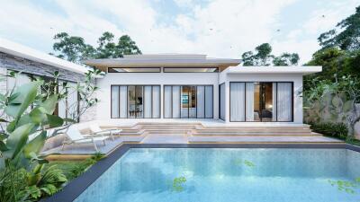 Brand New Luxury Modern Style Private Pool Villa With 3 Bedrooms