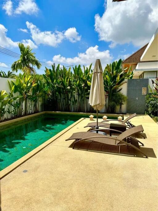 Modern 3 bedrooms with private pool vila  for rent