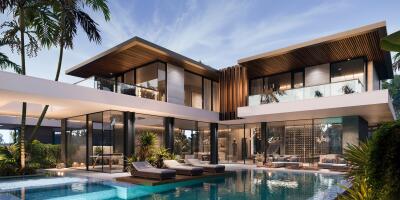 Isola Palms - Ultra luxury 4 bedrooms villa in prime Lacation Layan,Phuket