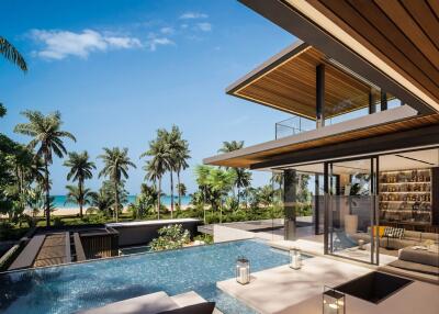Kokomo Beach House - Luxury Beachfront 4 beadrooms villa in Layan Beach Phuket
