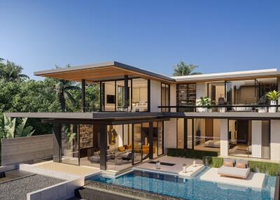 Kokomo Beach House - Luxury Beachfront 4 beadrooms villa in Layan Beach Phuket