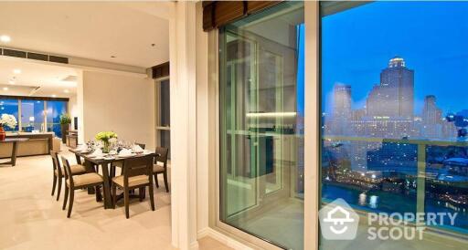 3-BR Condo at The River Condominium near BTS Saphan Taksin (ID 510364)