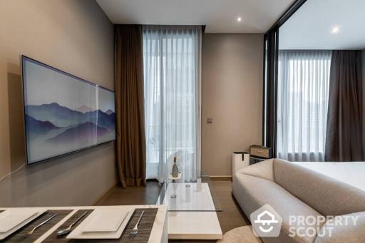 Studio Condo at The Esse At Singha Complex near MRT Phetchaburi