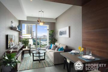 2-BR Condo at The River Condominium near BTS Saphan Taksin