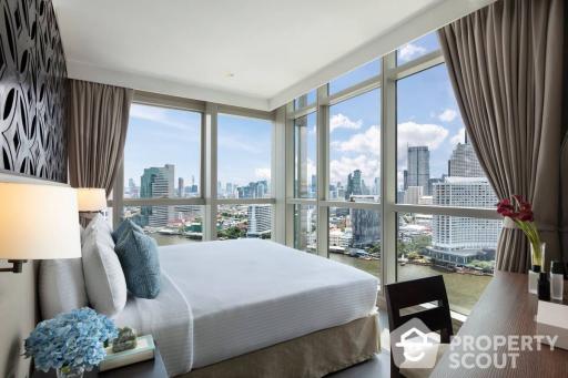 3-BR Condo at The River Condominium near BTS Saphan Taksin