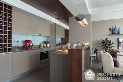 3-BR Condo at The River Condominium near BTS Saphan Taksin