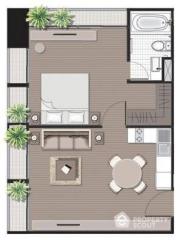 1-BR Condo at Noble Reveal Ekamai near BTS Ekkamai (ID 510085)