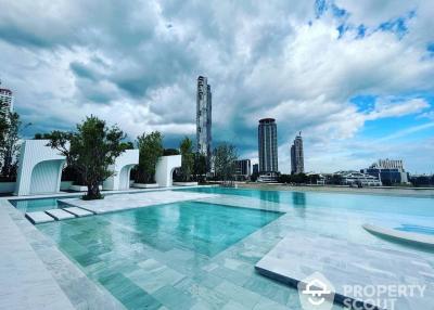 Studio Condo at Chapter Charoennakhorn - Riverside near BTS Krung Thon Buri