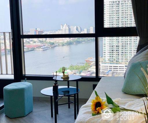 2-BR Condo at Chapter Charoennakhorn - Riverside near BTS Krung Thon Buri