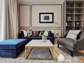 2-BR Condo at Magnolias Waterfront Residences near BTS Saphan Taksin (ID 512053)