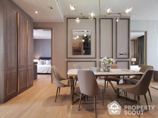 2-BR Condo at Magnolias Waterfront Residences near BTS Saphan Taksin (ID 512053)