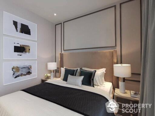 2-BR Condo at Magnolias Waterfront Residences near BTS Saphan Taksin (ID 512053)