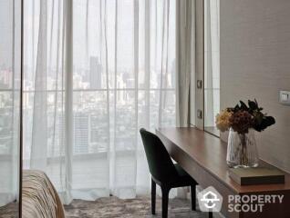 2-BR Condo at Magnolias Waterfront Residences near BTS Saphan Taksin (ID 512053)