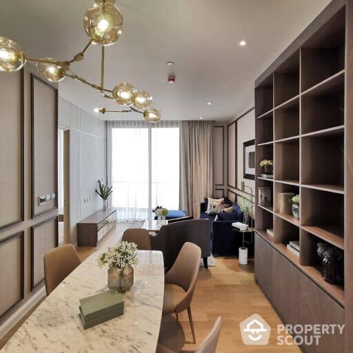 2-BR Condo at Magnolias Waterfront Residences near BTS Saphan Taksin (ID 512053)