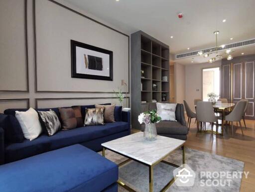 2-BR Condo at Magnolias Waterfront Residences near BTS Saphan Taksin (ID 512053)