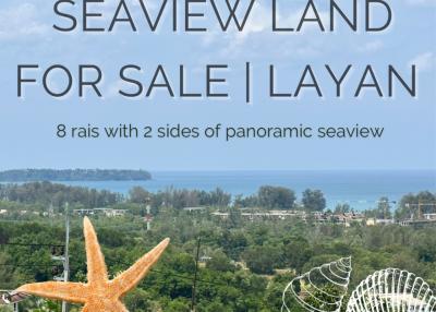 Super Prime Seaview Land in Layan Hills overlooking Bangtao beach and Layan beach