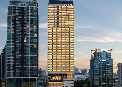 Studio Condo at Ascott Embassy Sathorn Bangkok near BTS Sala Daeng