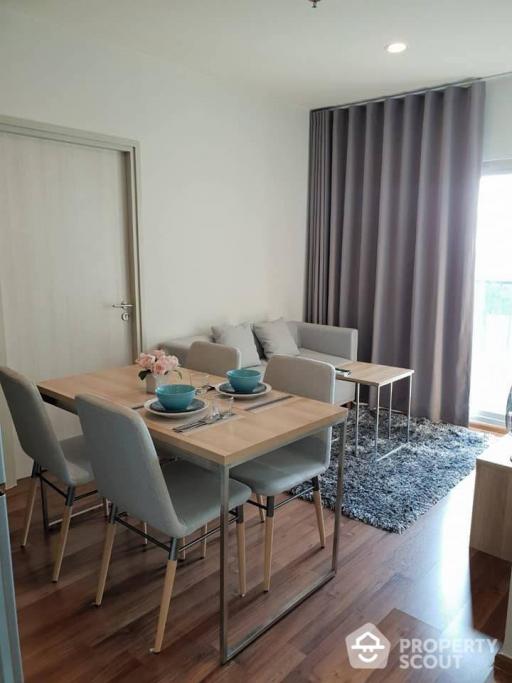 2-BR Condo at Noble Revolve Ratchada near MRT Thailand Cultural Centre