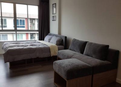 dcondo Campus Resort Bangna, The studio unit for rent and sale with fully furnish unit
