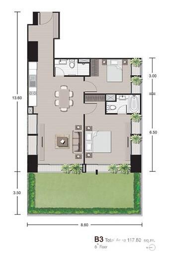 2-BR Condo at Noble Reveal Ekamai near BTS Ekkamai (ID 511653)