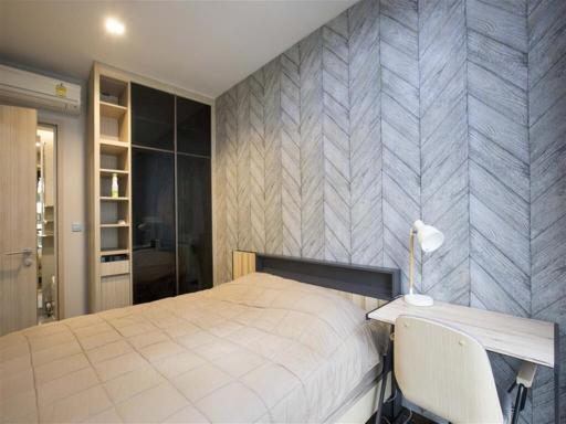 The beautifully presented unit comes in size 32 Sq.m., near BTS for rent and sale