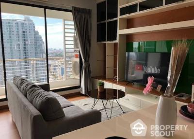 1-BR Condo at Baan Klang Krung Siam-Pathumwan Condominium near BTS Ratchathewi (ID 512872)