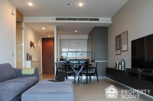 1-BR Condo at The River Condominium near BTS Saphan Taksin