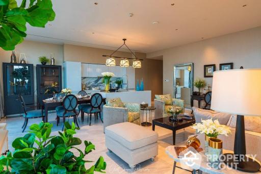 2-BR Condo at Four Seasons Private Residences Bangkok near BTS Saphan Taksin