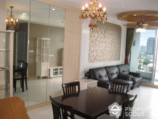 2-BR Condo at Supalai River Place Charoen Nakorn near BTS Krung Thon Buri