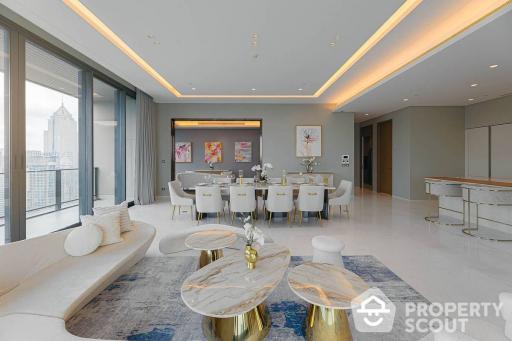 4-BR Condo at The Residences At Sindhorn Kempinski Hotel Bangkok near BTS Ratchadamri