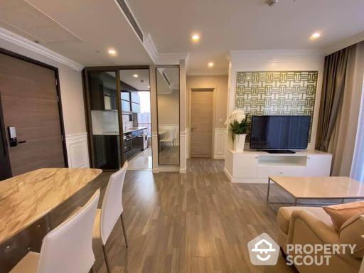 2-BR Condo at The Room Sathorn - St. Louis near BTS Surasak