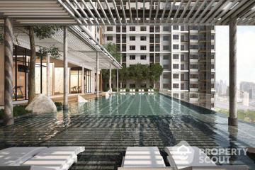 1-BR Condo at Life Asoke near ARL Makkasan