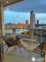 2-BR Condo at The River Condominium near BTS Saphan Taksin (ID 514398)