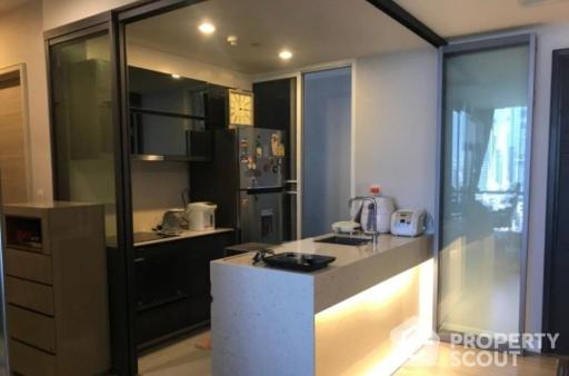 2-BR Condo at The Room Sathorn near BTS Surasak