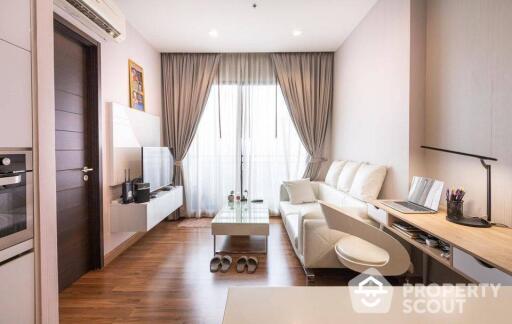 1-BR Condo at Ivy Ampio Rachada - Rama 9 near MRT Thailand Cultural Centre