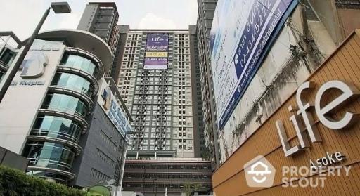 1-BR Condo at Life Asoke near ARL Makkasan