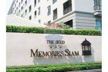 เช่า The Seed Memorial Siam  1 นอน 38 ตรม. 200 เมตรถึง BTS สนามกีฬาแห่งชาติ 20,000 บาทต่อเดือน - 920071045-164