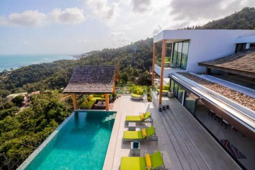 Ultimate luxury modern 5 bedrooms pool villa Lamai