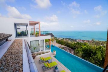 Ultimate luxury modern 5 bedrooms pool villa Lamai