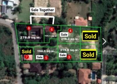 Very nice Land Plot for sale in Huay Yai area