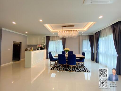 Luxury house for rent, fully decorated, with furniture in The City Bangna, KM.7 - near Mega Bangna