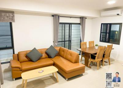 For rent: Townhouse with corner backyard, new house, near Mega Bangna, Bangna area