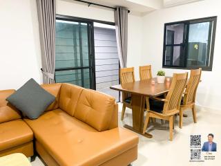 For rent: Townhouse with corner backyard, new house, near Mega Bangna, Bangna area